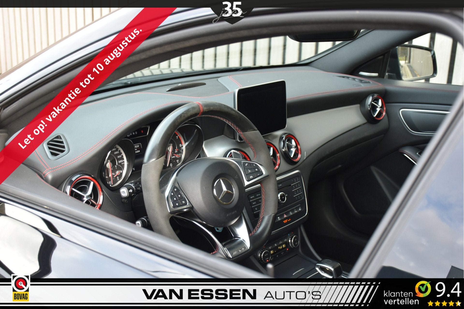 Mercedes-Benz CLA-Klasse Shooting Brake AMG 45 4MATIC Orange, Auto's, Mercedes-Benz, Automaat, CLA, Gebruikt, Euro 6
