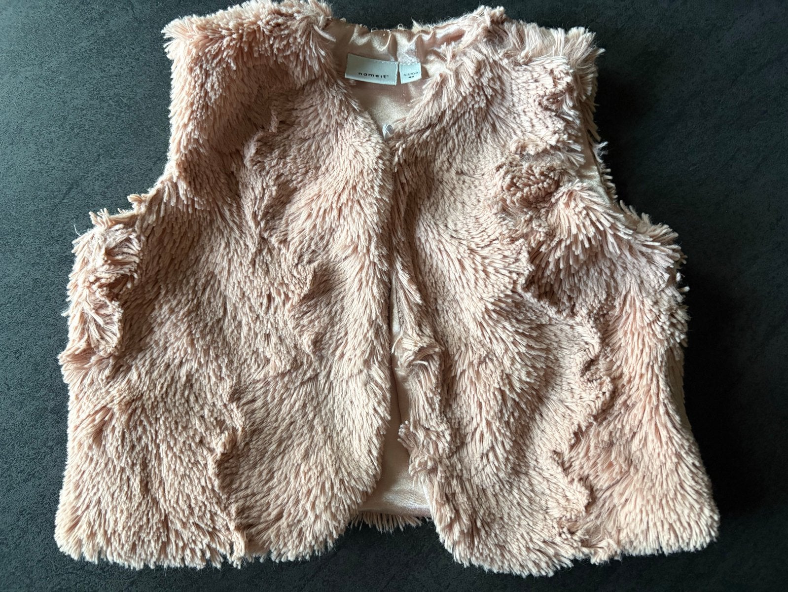 Roze bonten gilet van Name It, maat 86, Ophalen of Verzenden, Gebruikt, Meisje