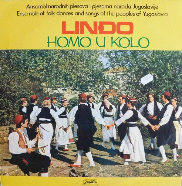 LP -  Lindo - Homo u kolo - Joegoslavië, Europees, Inclusief binnenhoes, Ophalen of Verzenden, Zo goed als nieuw
