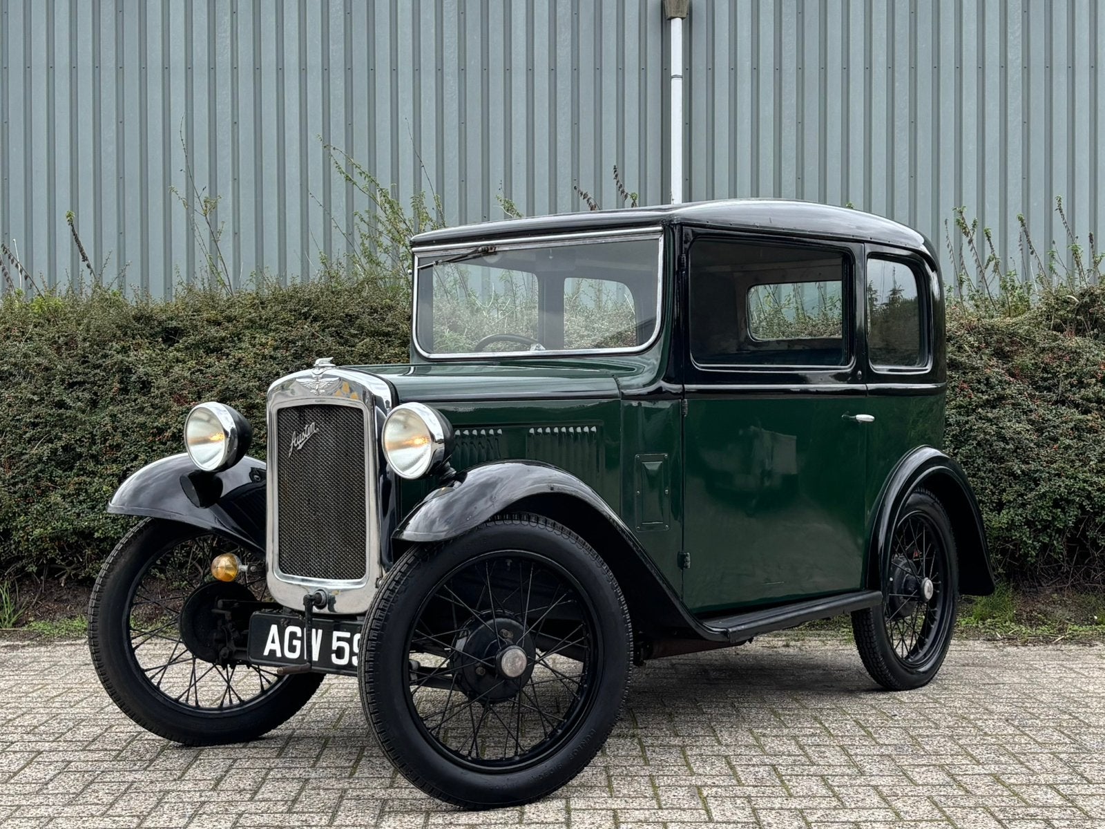Austin Seven RP Saloon 1933 / Oldtimer / Klassieker/ Pre-War, Auto's, Lederen bekleding, 747 cc, Leder, Handgeschakeld