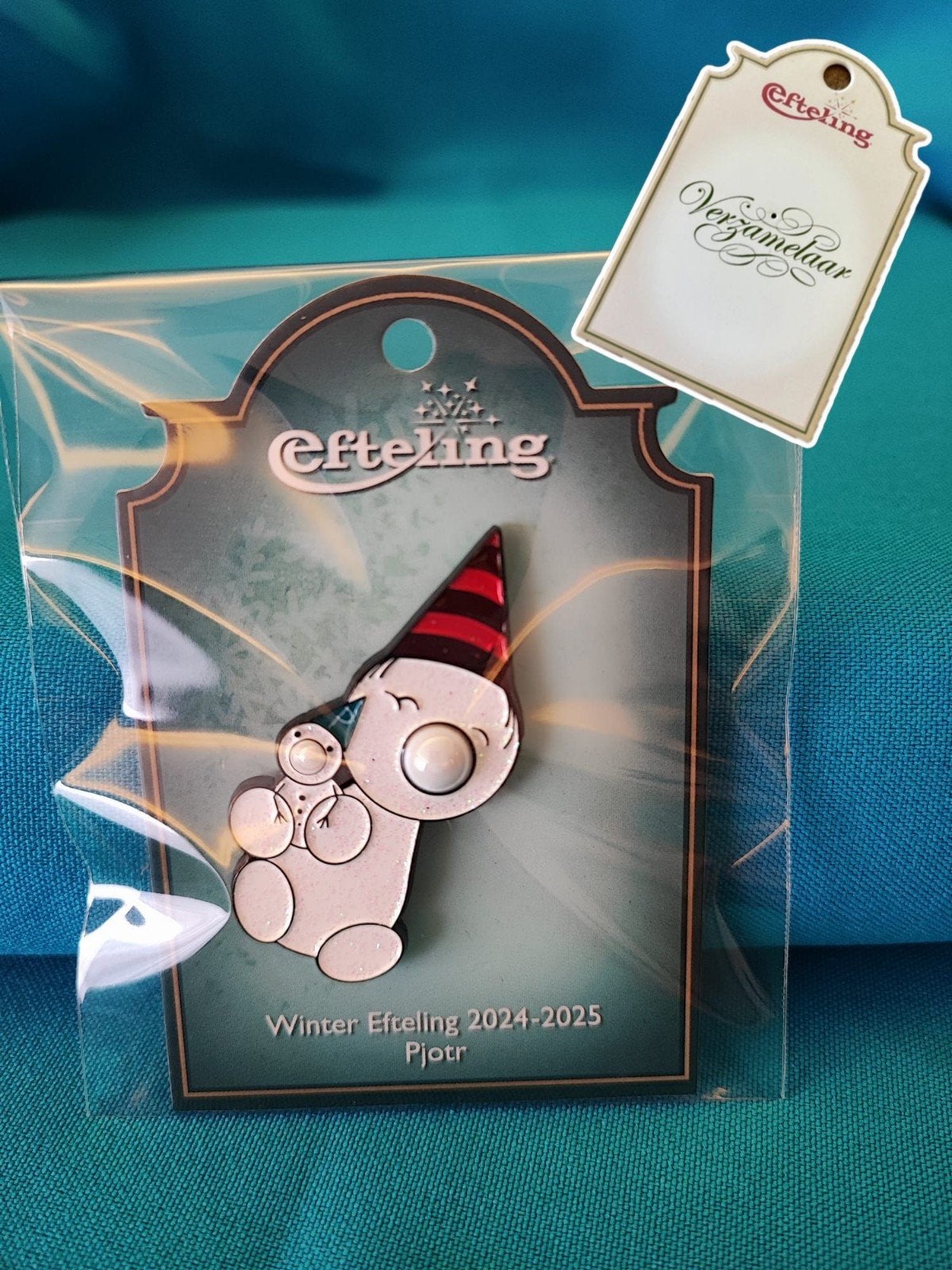 Efteling pin Winter Efteling 2024/2025 Pjotr, Ophalen of Verzenden, Nieuw, Button of Speldje