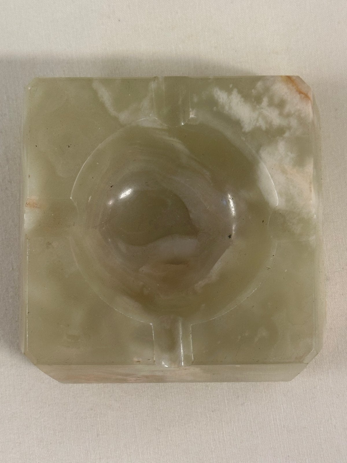 Onyx Art Deco Asbak - Vintage Stijlvol Design, Antiek en Kunst, Ophalen of Verzenden