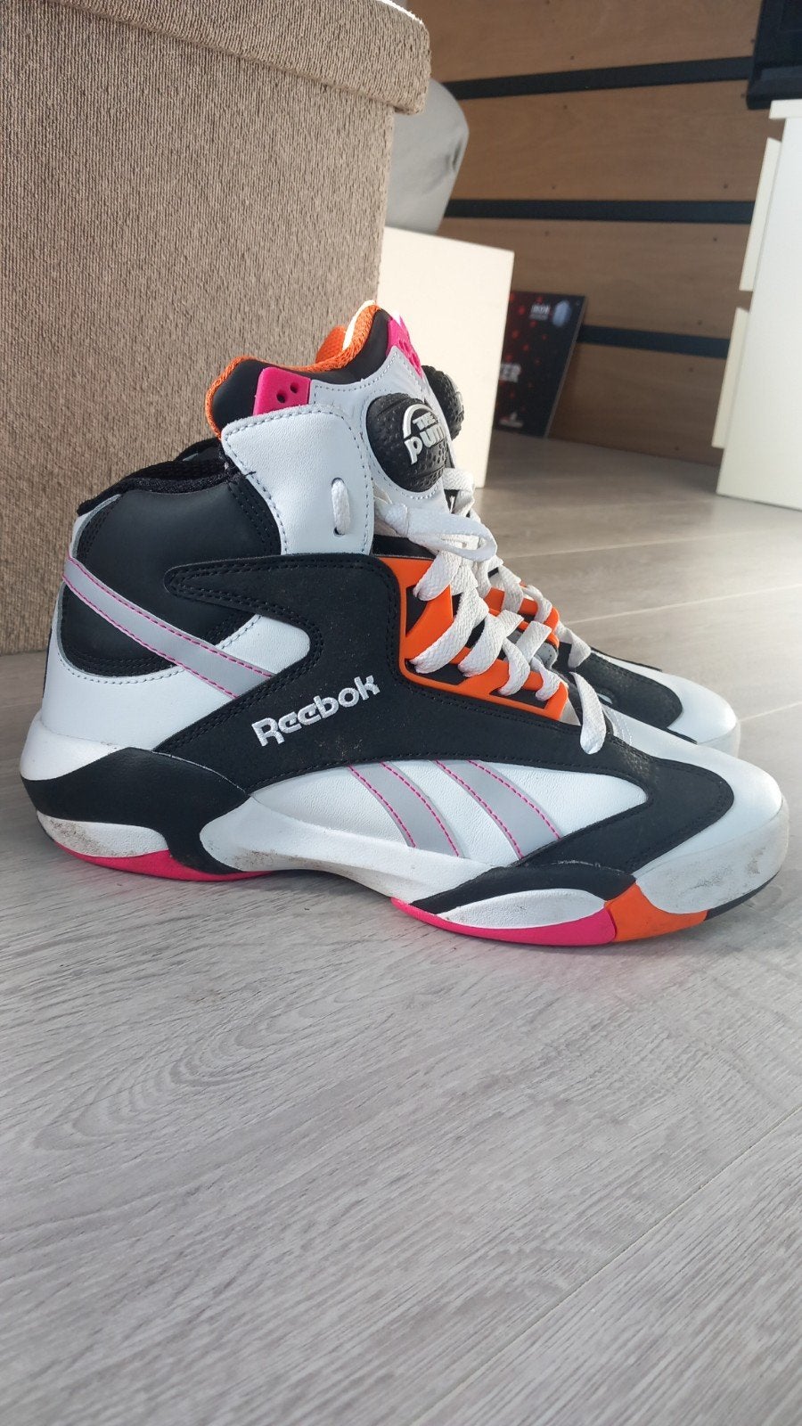 Reebok The Pump Omni Lite - Maat 40, Zwart, Ophalen of Verzenden, Gedragen, Sneakers of Gympen