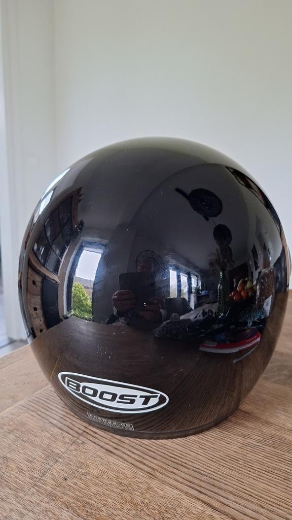 Boost integraalhelm - Zwart, Motoren, Kleding | Motorhelmen, Dames, Heren, Integraalhelm, XS, Overige merken, Tweedehands, Ophalen