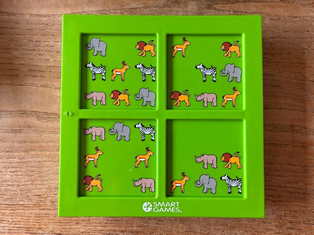 Smart Games - Safari Hide & Seek - 7+jaar, Ophalen of Verzenden, Minder dan 500 stukjes, Zo goed als nieuw, Rubik's of 3D-puzzel