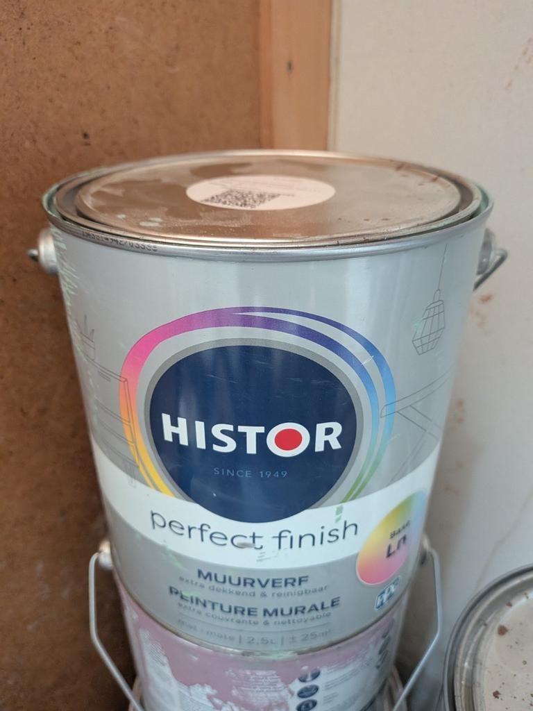Histor Perfect Finish Muurverf - Troubadour (2.5L, halfvol), Ophalen of Verzenden