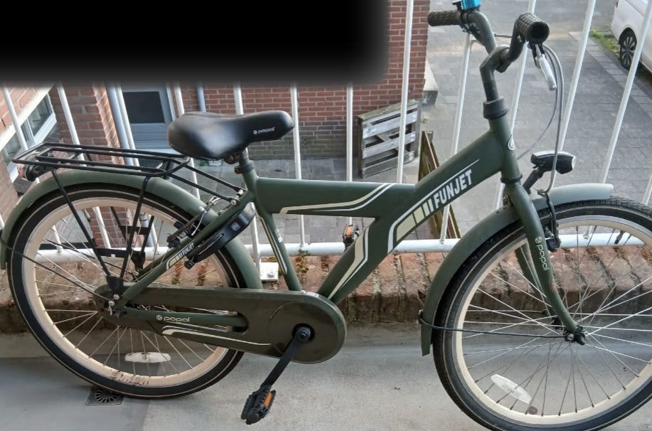 Popal Funjet kinderfiets - Groen, Ophalen of Verzenden, Gebruikt, Overige merken