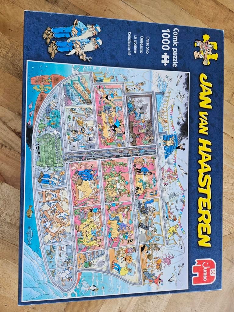 Jan van Haasteren Cruise Schip Puzzel 1000 Stukjes, Ophalen of Verzenden, Meer dan 50 stukjes, Zo goed als nieuw, 6 jaar of ouder