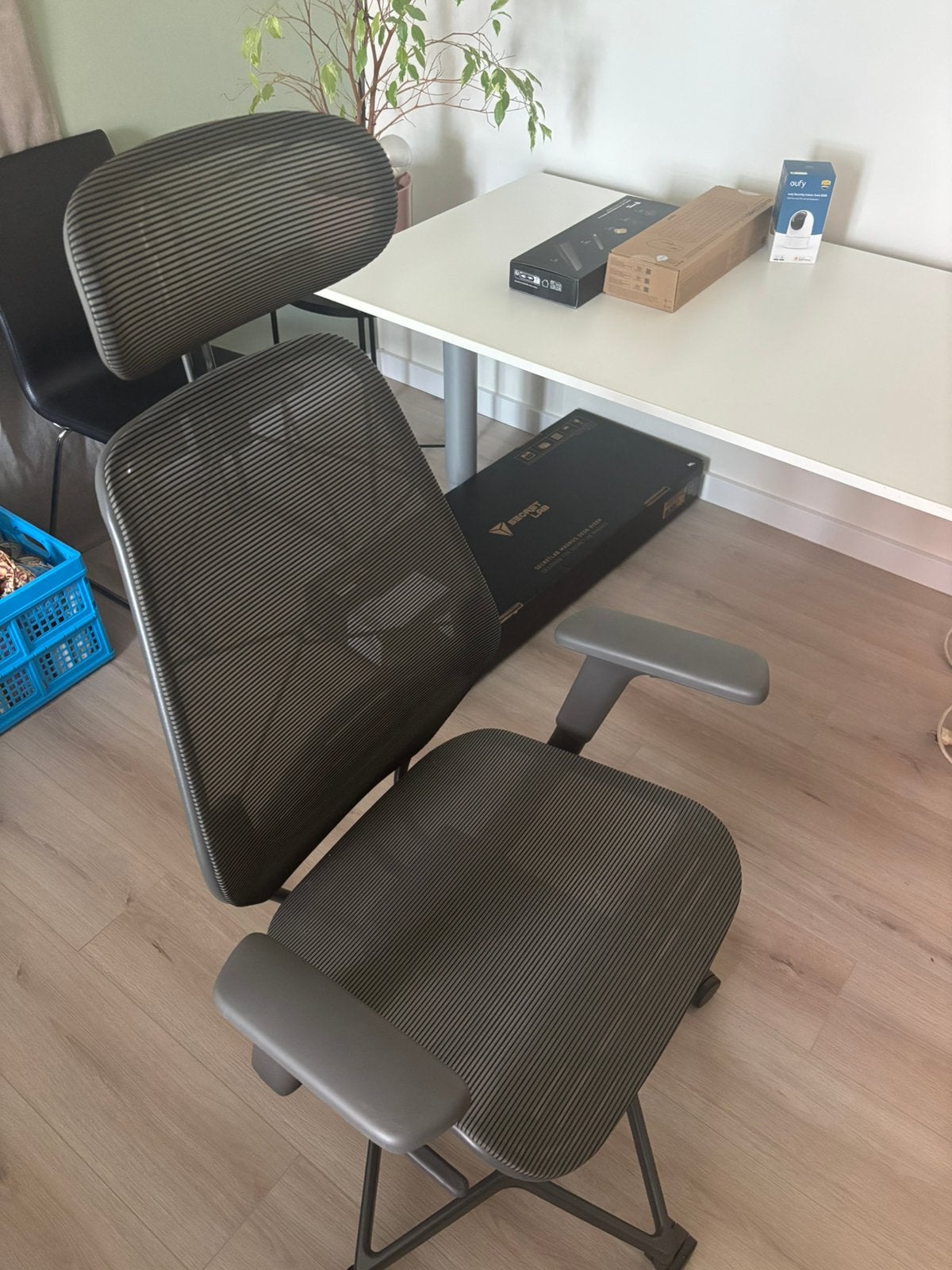 Bureaustoel grijs IKEA STYRSPEL, Ophalen, Zo goed als nieuw, Grijs