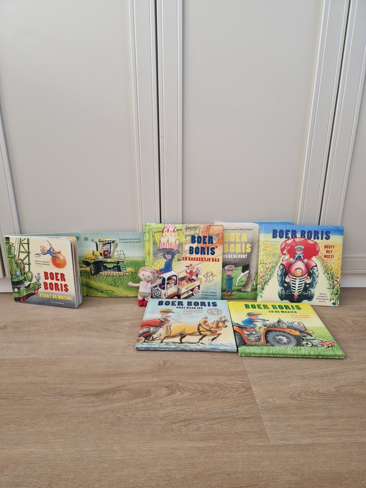 Boer Boris boekenset, inclusief uitklapboek en knuffeltje, Boeken, Gelezen, Fictie algemeen, Uitklapboek, Jongen of Meisje