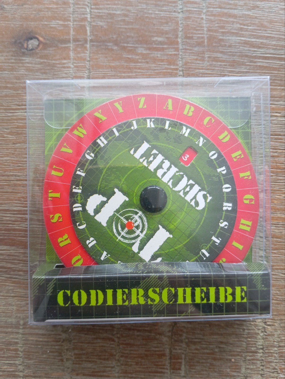 Code schijf voor geheime berichten, Ophalen of Verzenden, Jongen of Meisje
