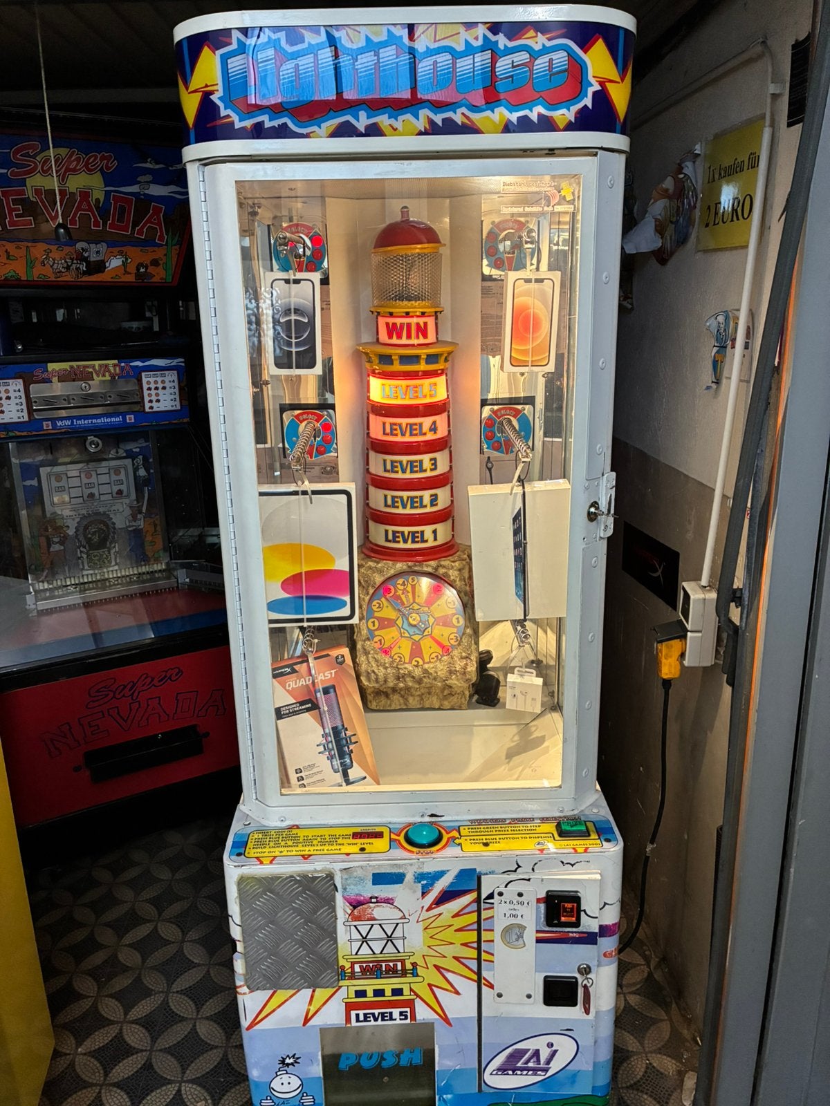 Lighthouse automat, Euro, Ophalen, Zo goed als nieuw