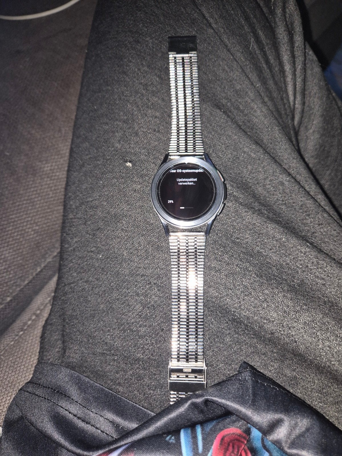 Samsung Galaxy Watch 4 met stalen bandje, Ophalen, Zo goed als nieuw, Stappen, Samsung