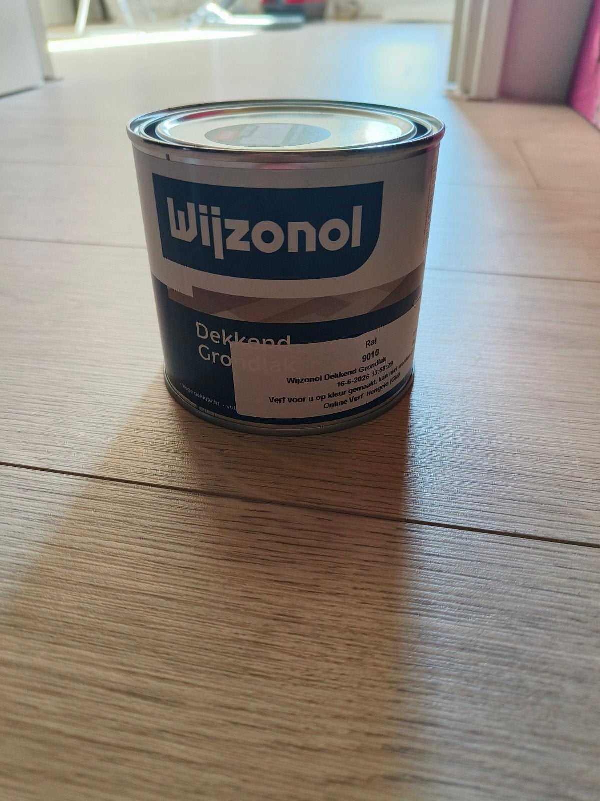Wijzonol Dekkend Grondlak RAL 9010 (500ml), Ophalen, Nieuw, Wit