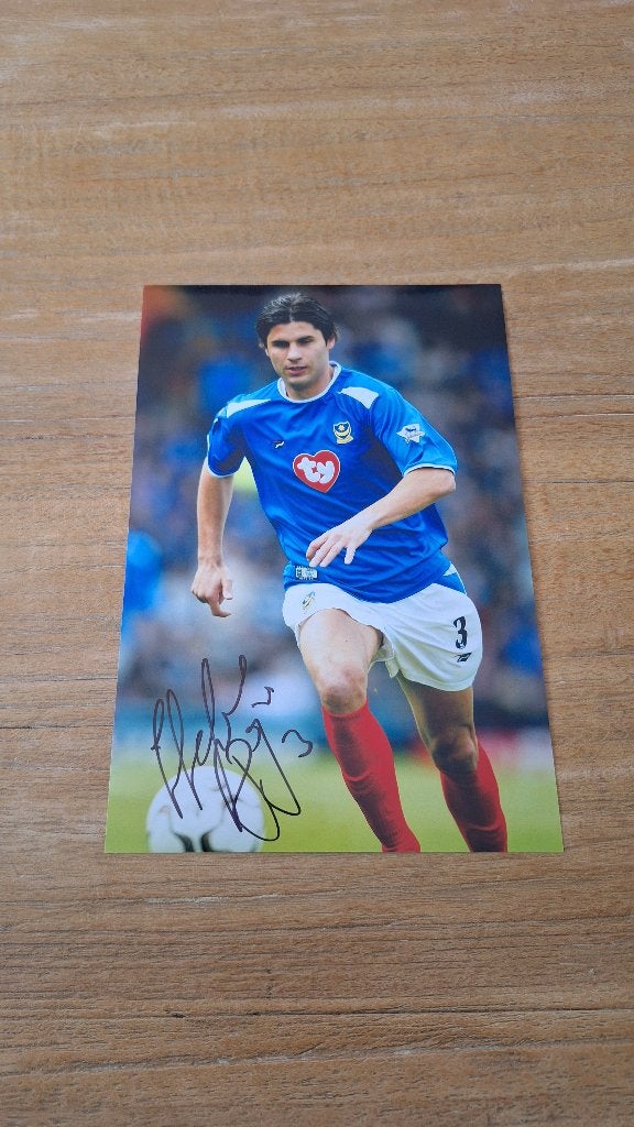 Foto 20x25cm met handtekening Dejan Stefanovic # Portsmouth, Ophalen of Verzenden, Nieuw, Buitenlandse clubs, Overige typen