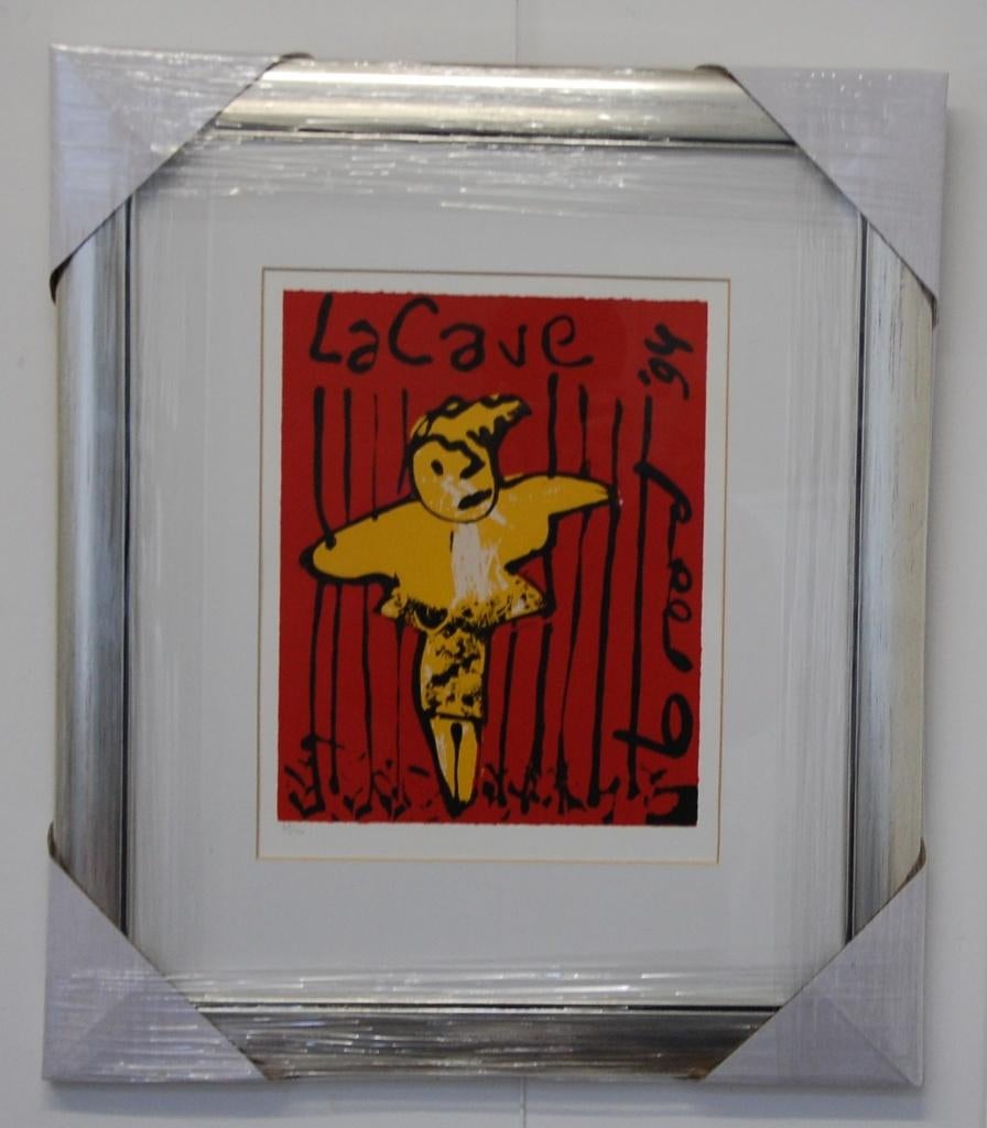 Herman Brood zeefdruk nu 5 La carve, Ophalen
