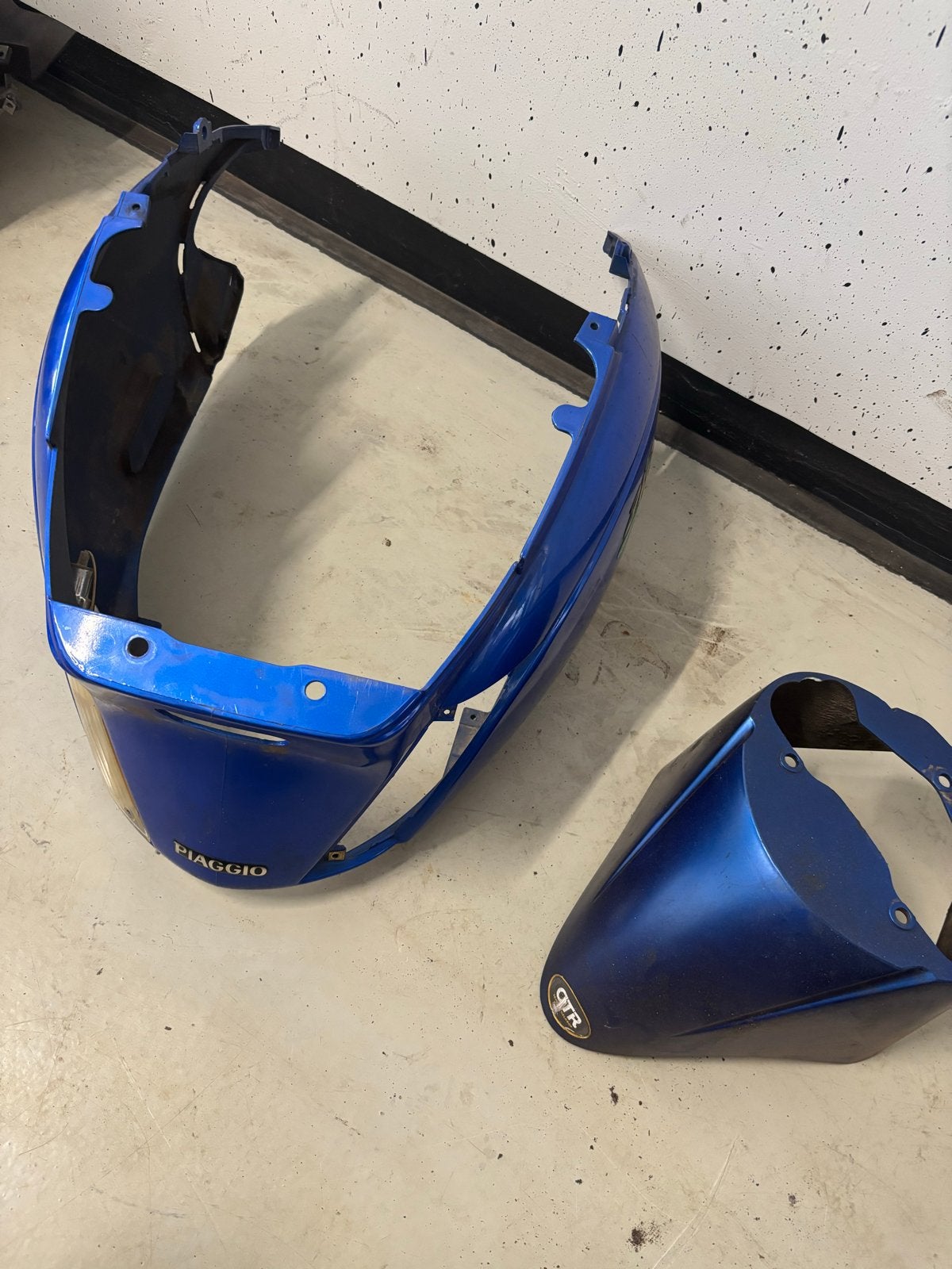 Piaggio Zip SP Kappen Set Blauw - Gebruikt, Ophalen, Gebruikt, Kap, Piaggio