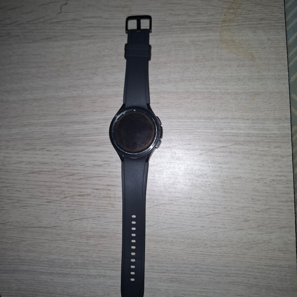 Samsung Galaxy Watch4 Classic (46mm) Zwart, Gebruikt, Zwart, Samsumg, Ophalen of Verzenden