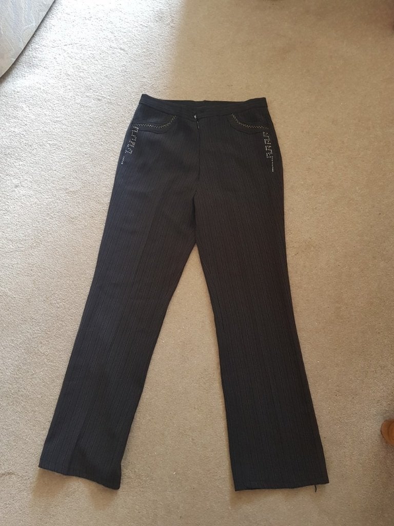 donkerbruine broek, Maat 38/40 (M), Bruin, Ophalen of Verzenden, Zo goed als nieuw