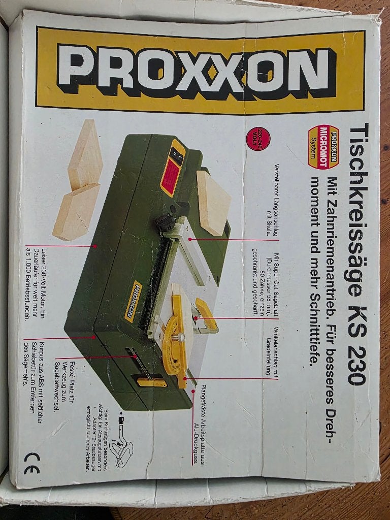 Proxxon minizaag, Groen, Gereedschap of Toebehoren, Ophalen of Verzenden, Overige materialen