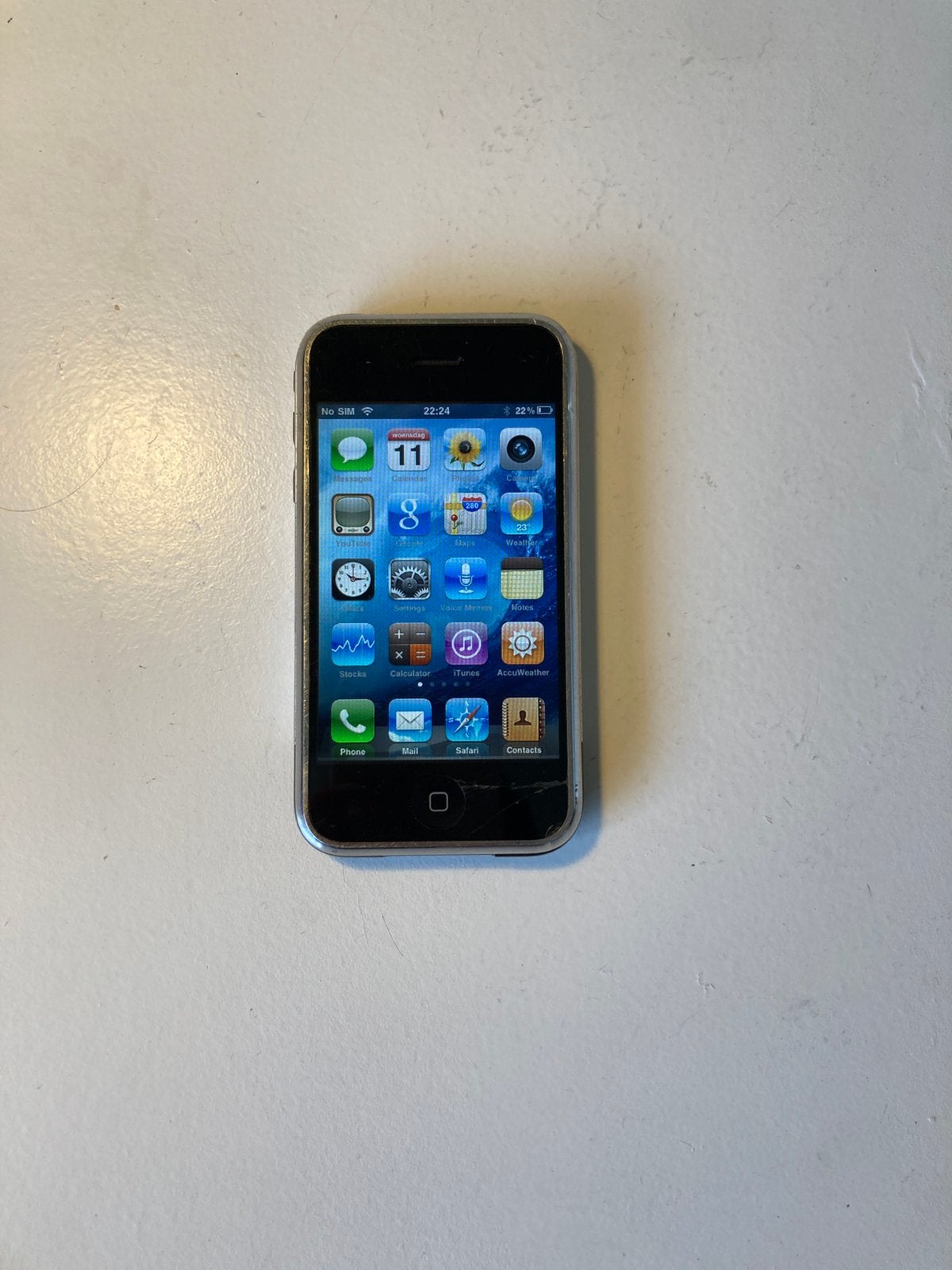 Iphone 2G 16gb, Telecommunicatie, Mobiele telefoons | Apple iPhone, Ophalen of Verzenden, Zo goed als nieuw, Zwart, 16 GB