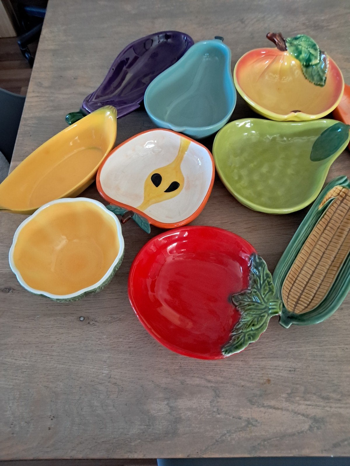 Fruitvormige schaaltjes., Keramiek, Ophalen of Verzenden, Overige stijlen, Schaal of Schalen