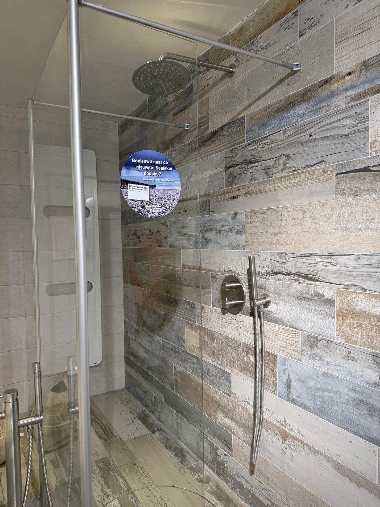 Sealskin / Duka inloopdouche type E1 – 1700 x 2000 mm, Ophalen, Nieuw, Glas, Douche