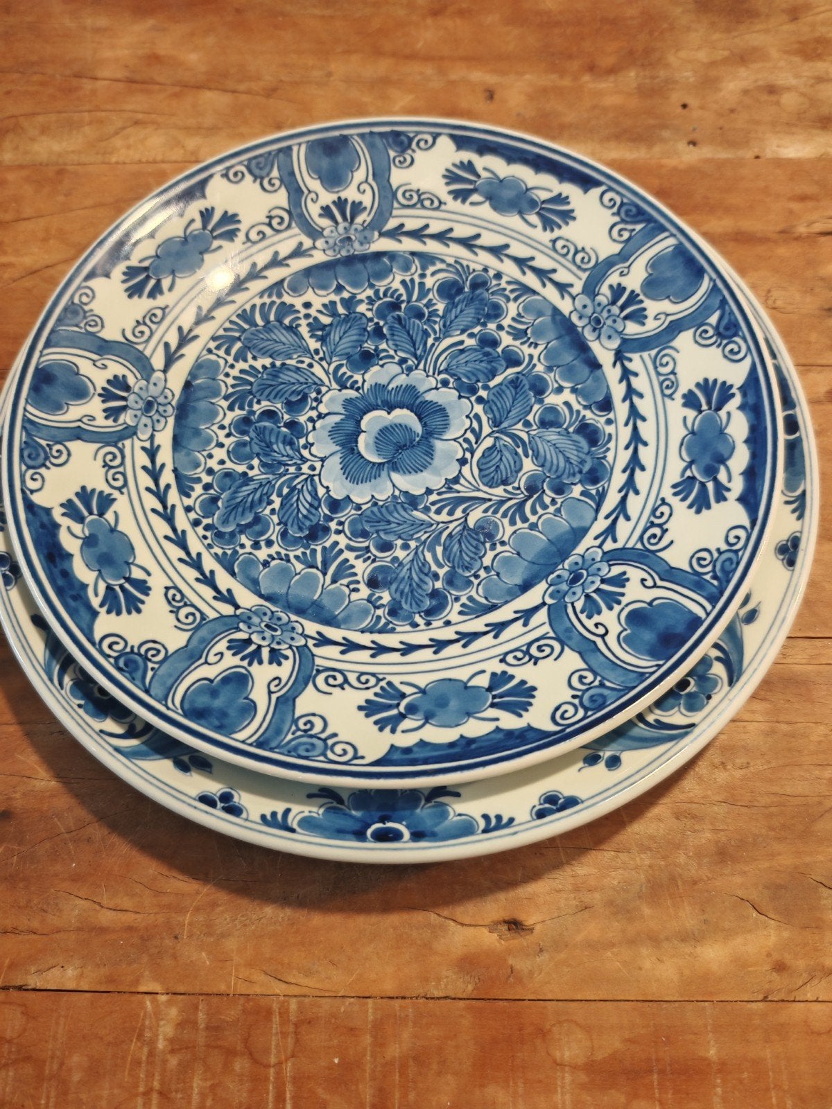 2 Royal Delft De Porceleyne Fles wandborden uit 1978, Ophalen of Verzenden