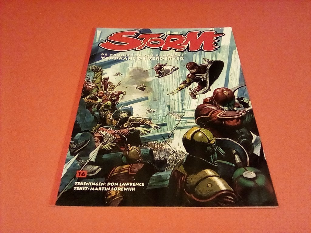 Storm: Vandaan de Verderver - De Kronieken van Pandarve 16, Eén stripboek, Don Lawrence, Martin Lodewijk, Ophalen of Verzenden