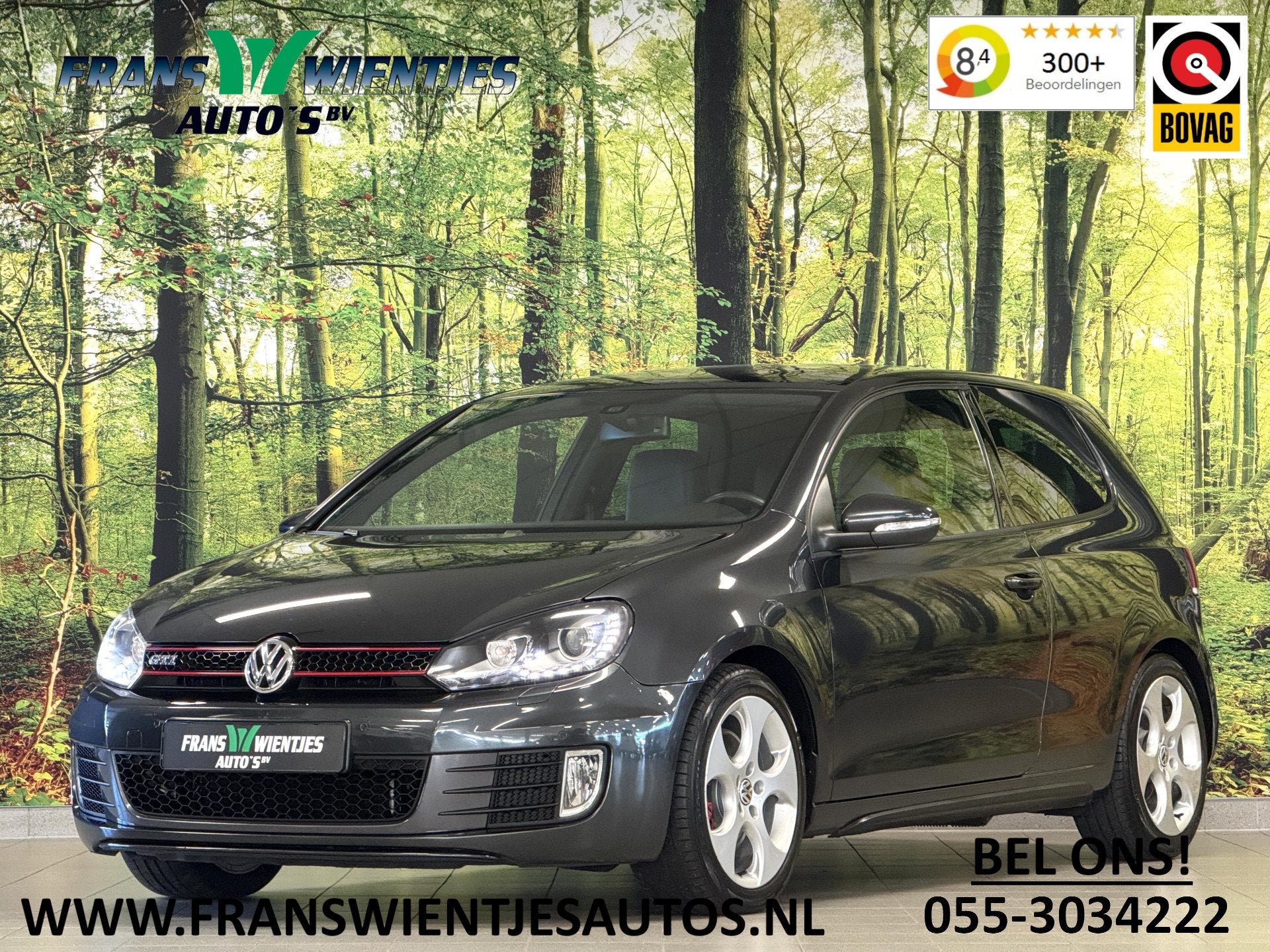 Volkswagen Golf 2.0 GTI | Leder | Navigatie | Bluetooth | Cr, Auto's, Voorwielaandrijving, Euro 5, Gebruikt, Zwart