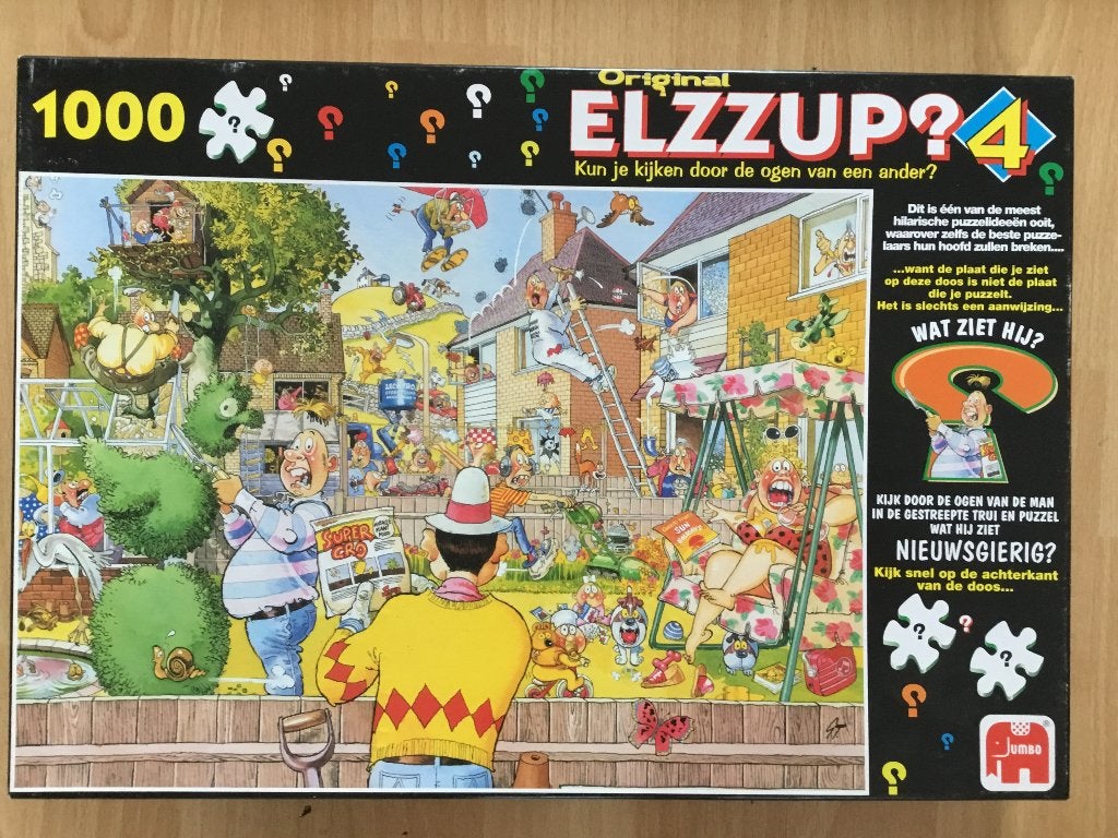 Legpuzzel Elzzup, Hobby en Vrije tijd, Denksport en Puzzels, Ophalen, 500 t/m 1500 stukjes, Zo goed als nieuw