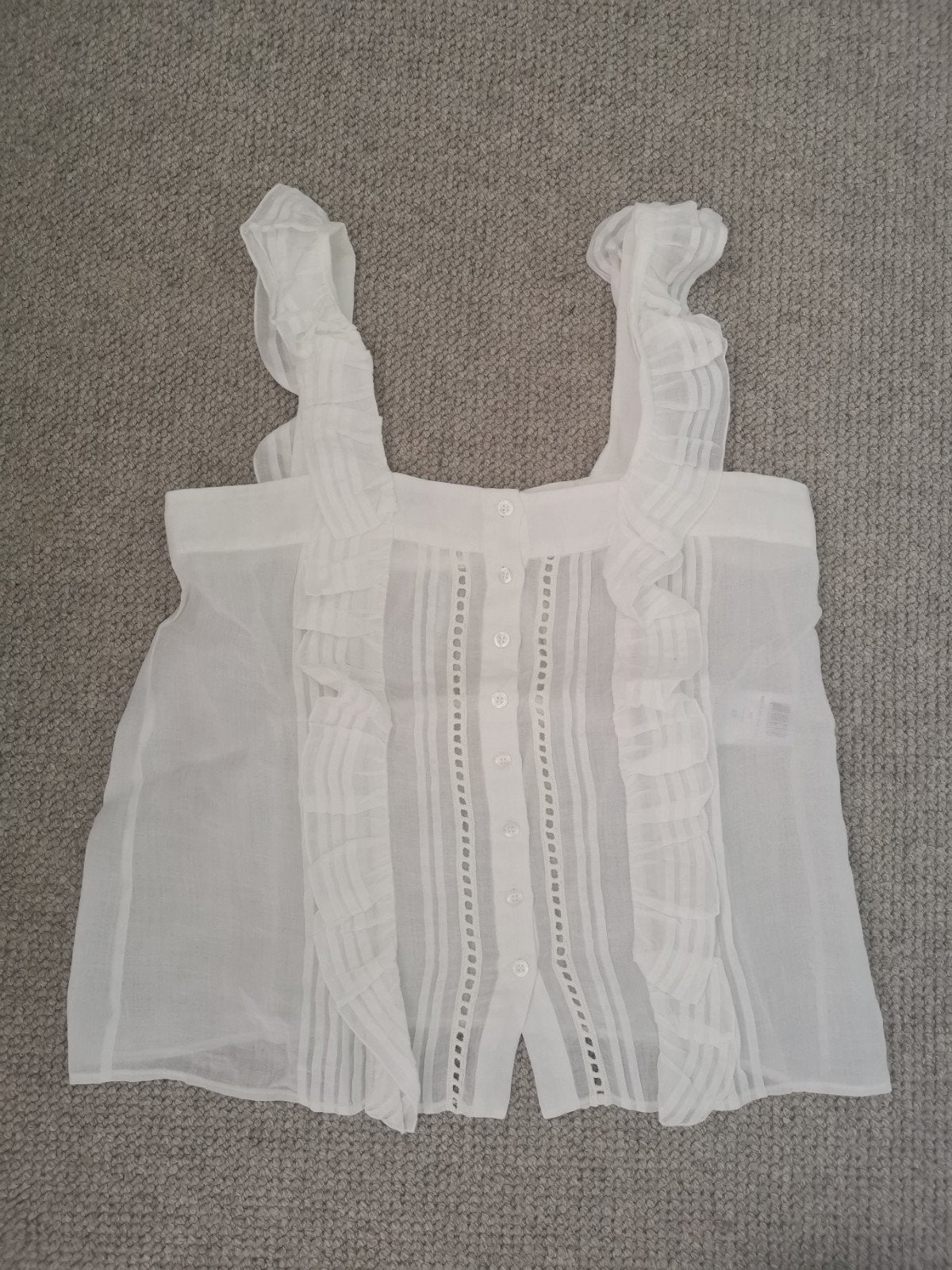 See By Chloé Luchtige Blouse Ramie Katoen Maat 40, Ophalen of Verzenden