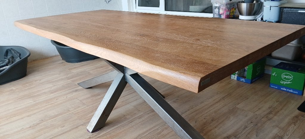 Eettafel, Ophalen, Gebruikt, 200 cm of meer, 50 tot 100 cm