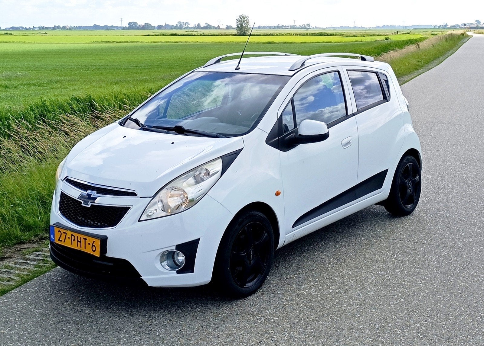 Chevrolet Spark 1.0 Bifuel 2011 Wit apk 2027 lpg G3, 15 km/l, 37 €/maand, 4 cilinders, Wit