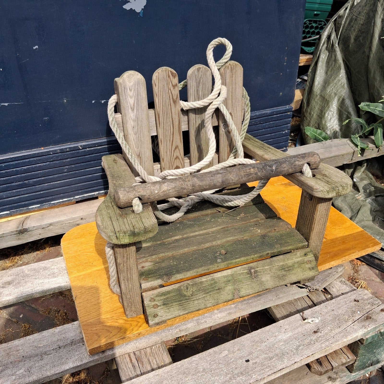 houten schommel voor de kleintjes, Ophalen, Gebruikt, Schommel