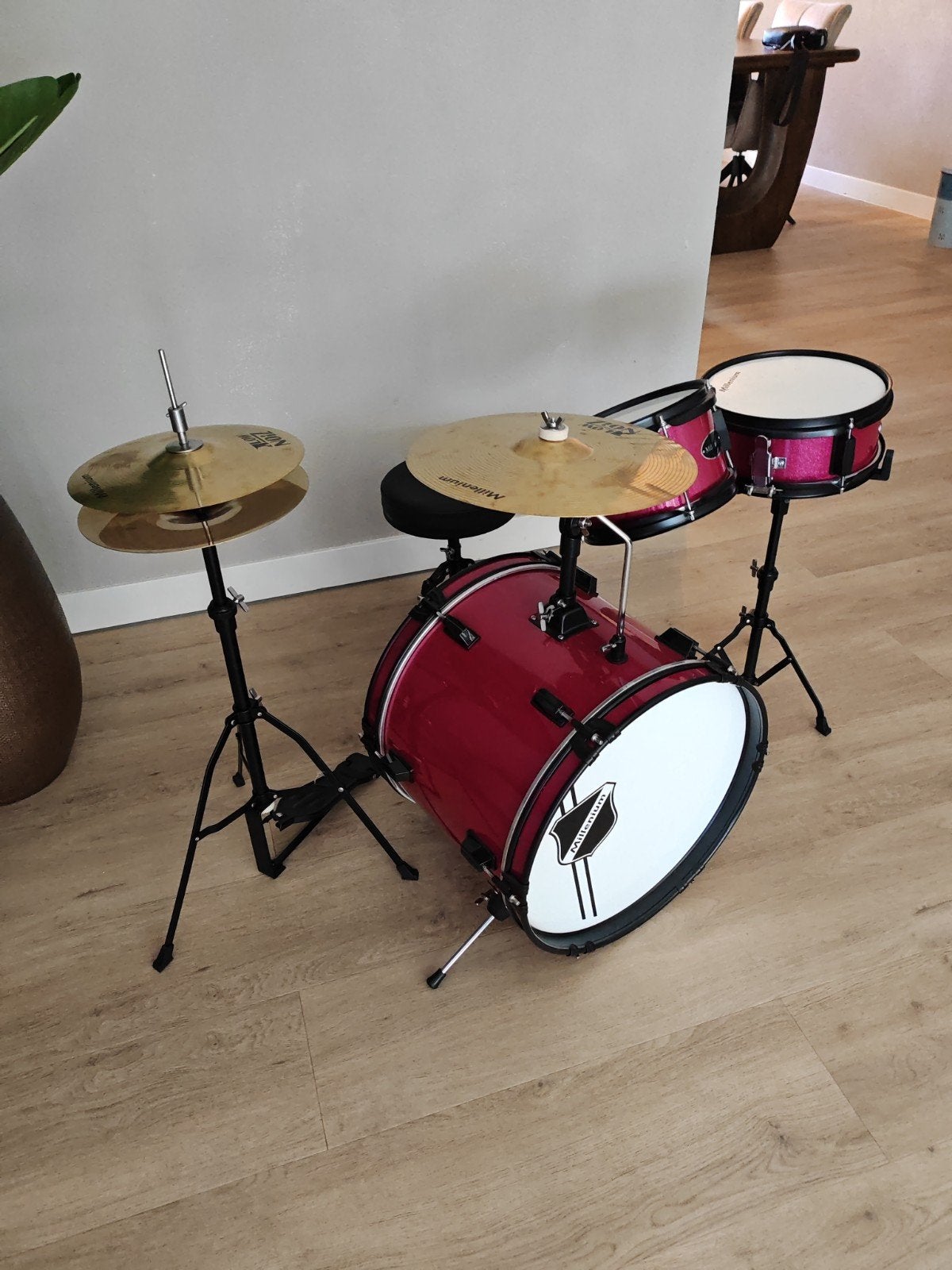 Compleet drumstel voor kinderen - Millenium, Ophalen, Zo goed als nieuw, Overige merken