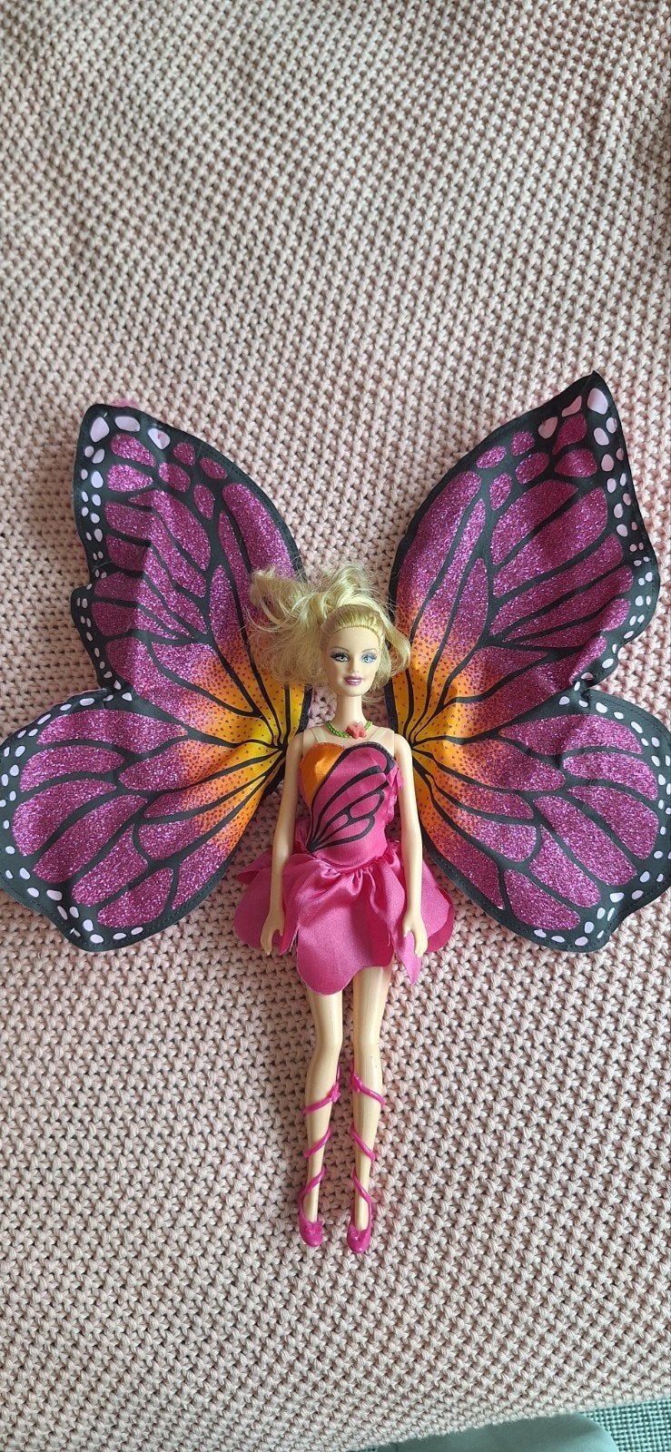 Barbie Mariposa - 2012 Mattel, met werkende vleugels, Ophalen of Verzenden, Barbie
