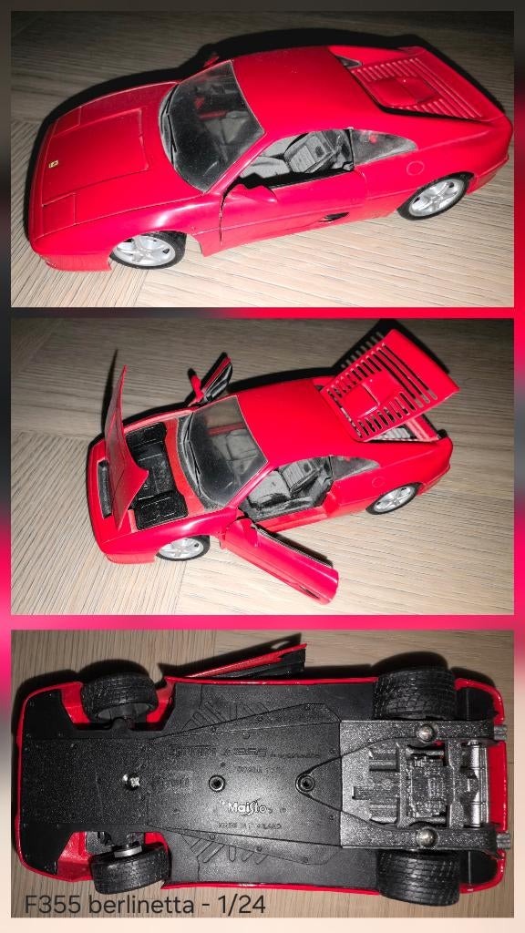 Bburago Ferrari 355 Berlinetta, Hobby en Vrije tijd, Modelauto's | 1:24, Ophalen of Verzenden, Gebruikt, Auto, Bburago
