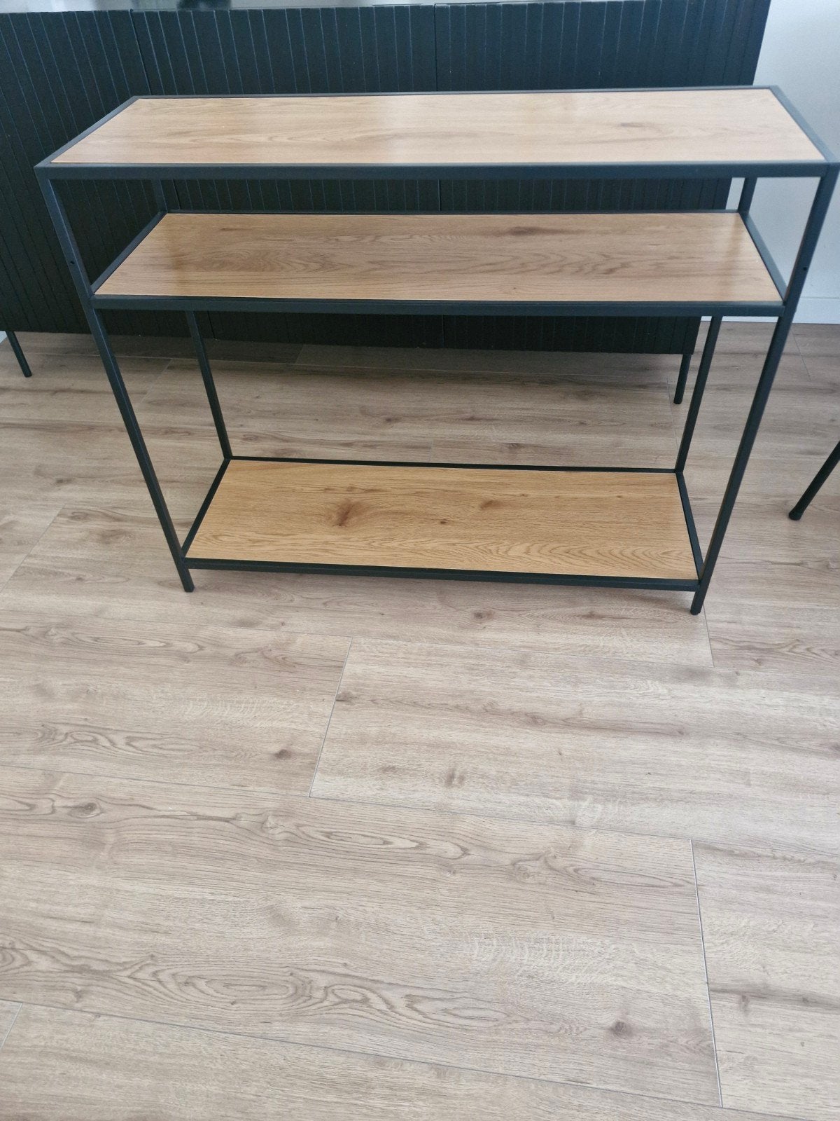 Sidetable zgan, Huis en Inrichting, Tafels | Sidetables, Ophalen, 100 tot 150 cm, Zo goed als nieuw, 25 tot 50 cm