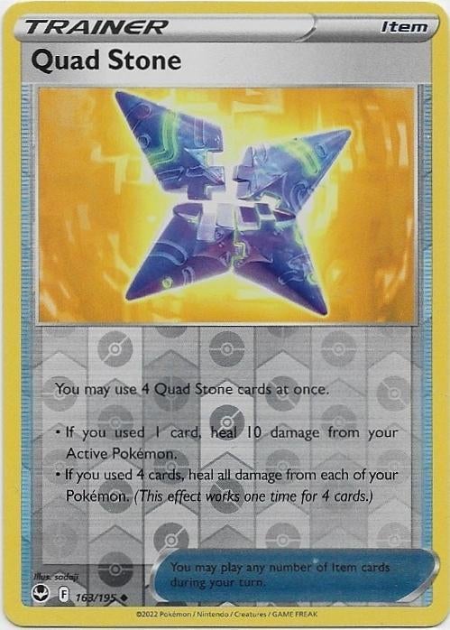 Silver Tempest,  Quad Stone [reverse] 163/195, Verzenden, Nieuw, Losse kaart