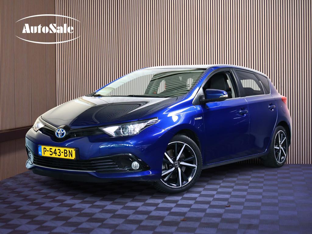 Toyota Auris 1.8 Hybrid Aspiration CAMERA BT ALCANTARA CRUIS, Auto's, 136 pk, 4 cilinders, Blauw, Alcantara