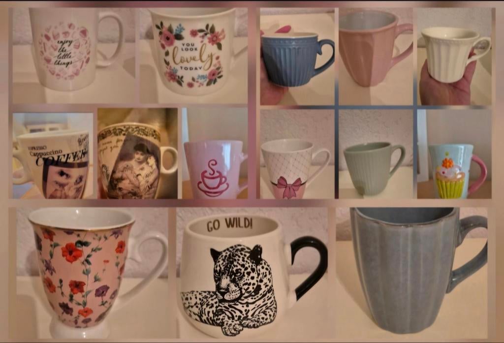 Allerlei mokken vanaf 1,50 euro, Huis en Inrichting, Ophalen of Verzenden, Aardewerk, Overige stijlen, Kop(pen) en/of Schotel(s)
