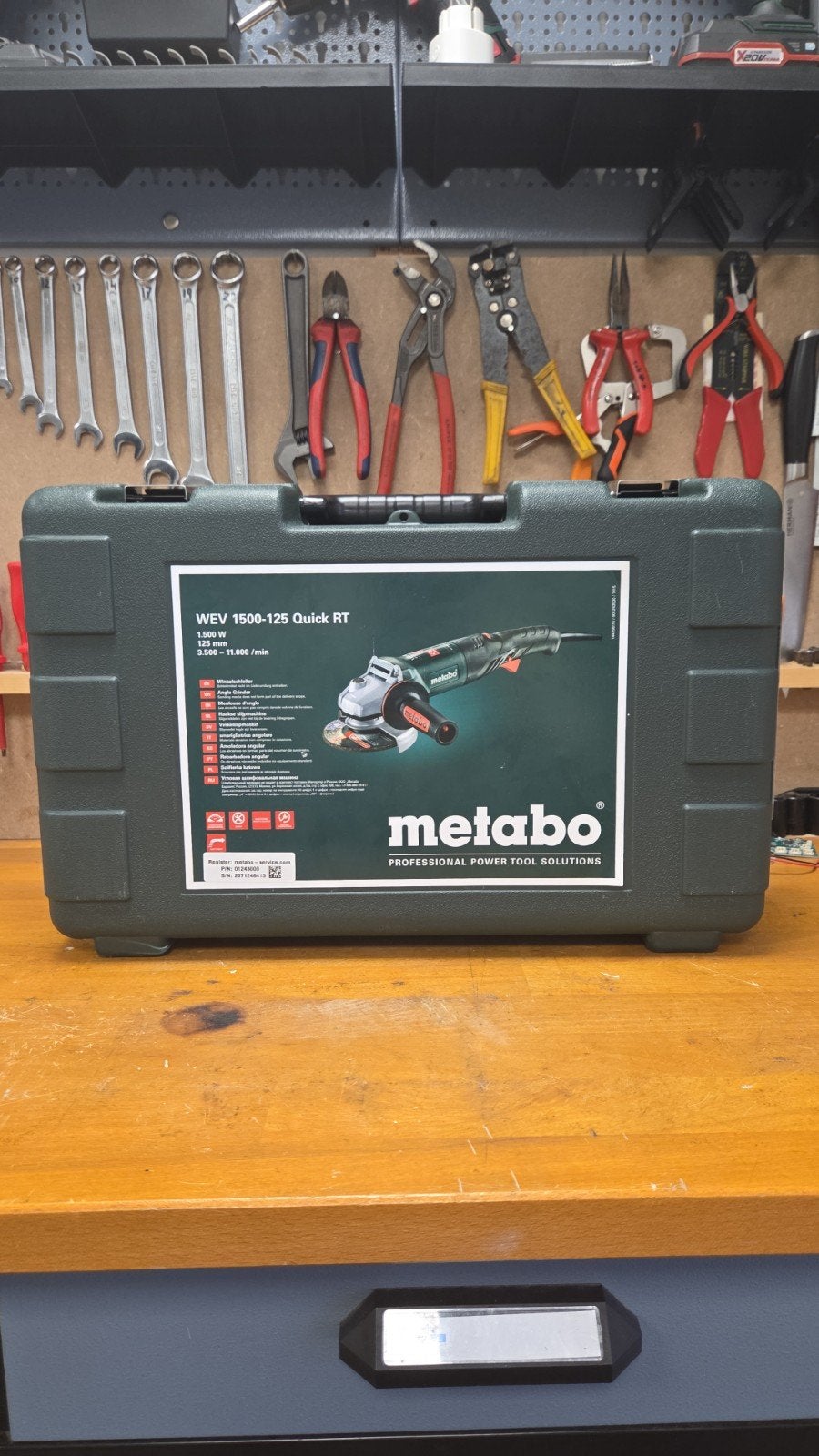Splinternieuwe Metabo WEV 1500-125 Quick RT haakse slijper, Ophalen of Verzenden, Nieuw, 1000 watt of meer, Haakse handslijpmachine