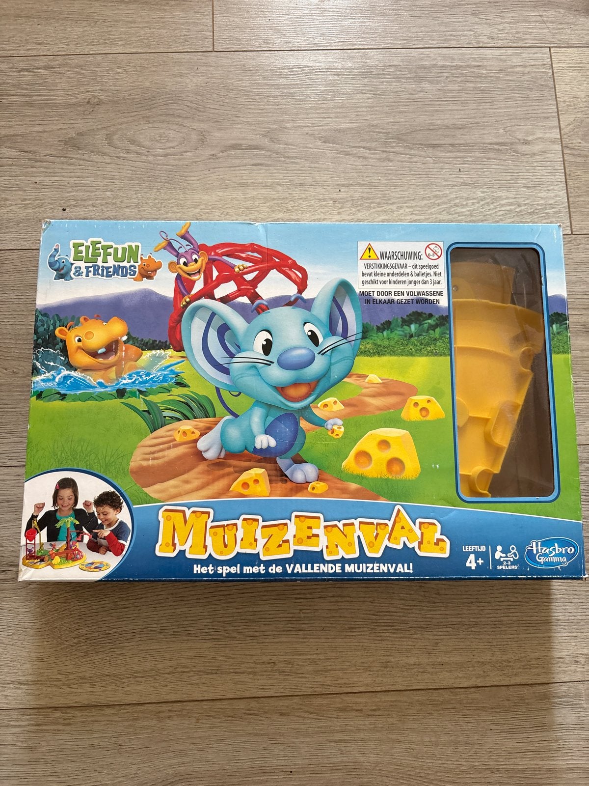 Muizenval Bordspel - Elefun & Friends Hasbro Gaming, Hobby en Vrije tijd, Drie of vier spelers, Ophalen of Verzenden, Gebruikt