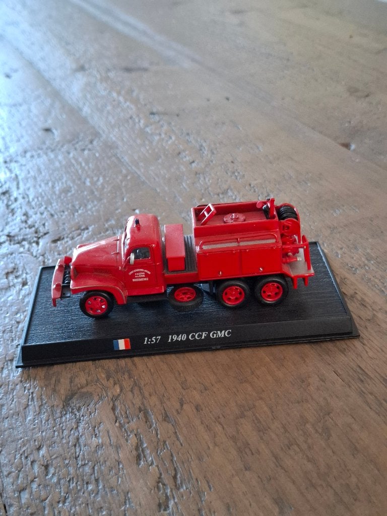 GMC CCF Brandweer - Bricquebec uit 1940 - Schaal 1:57, Overige merken, Auto, Groter dan 1:32, Ophalen of Verzenden