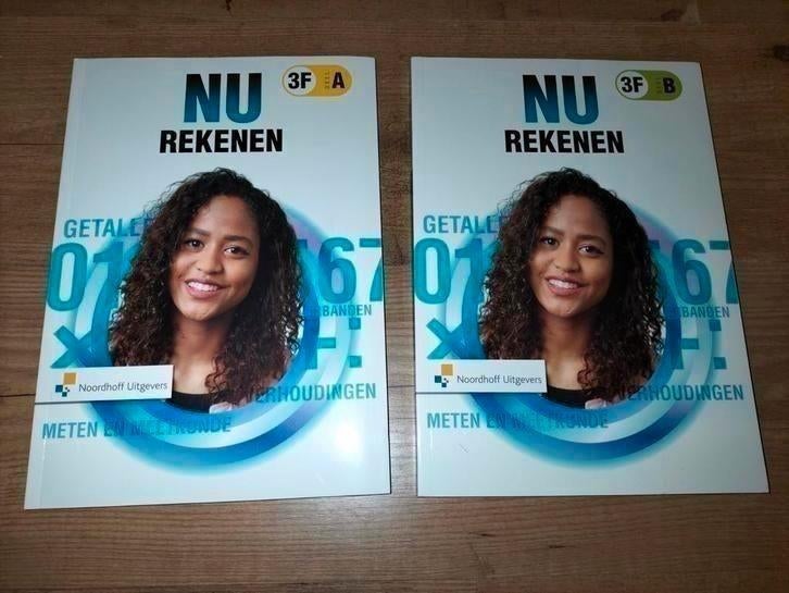 Geef je bijles? Nu Rekenen 3F deel A en B, samen voor €12,50, Boeken, Wiskunde A, Nieuw, Ophalen of Verzenden, Noordhoff Uitgevers