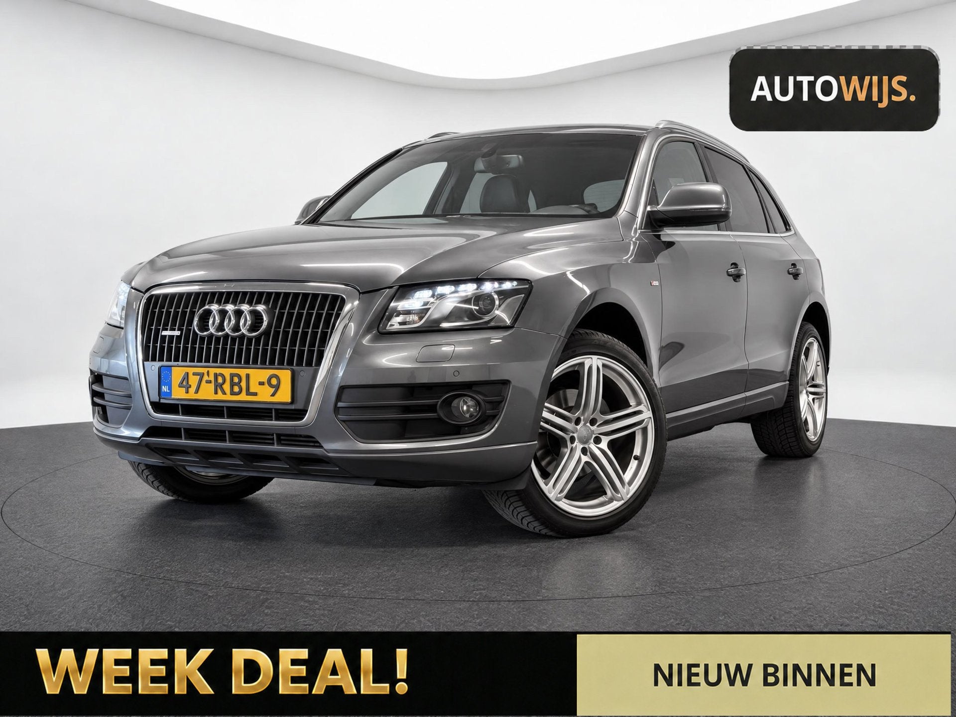 Audi Q5 2.0 TFSI quattro Pro Line|3x S-Line|MODIFICATIE|XENO, Auto's, Automaat, Gebruikt, Zwart, 4 cilinders