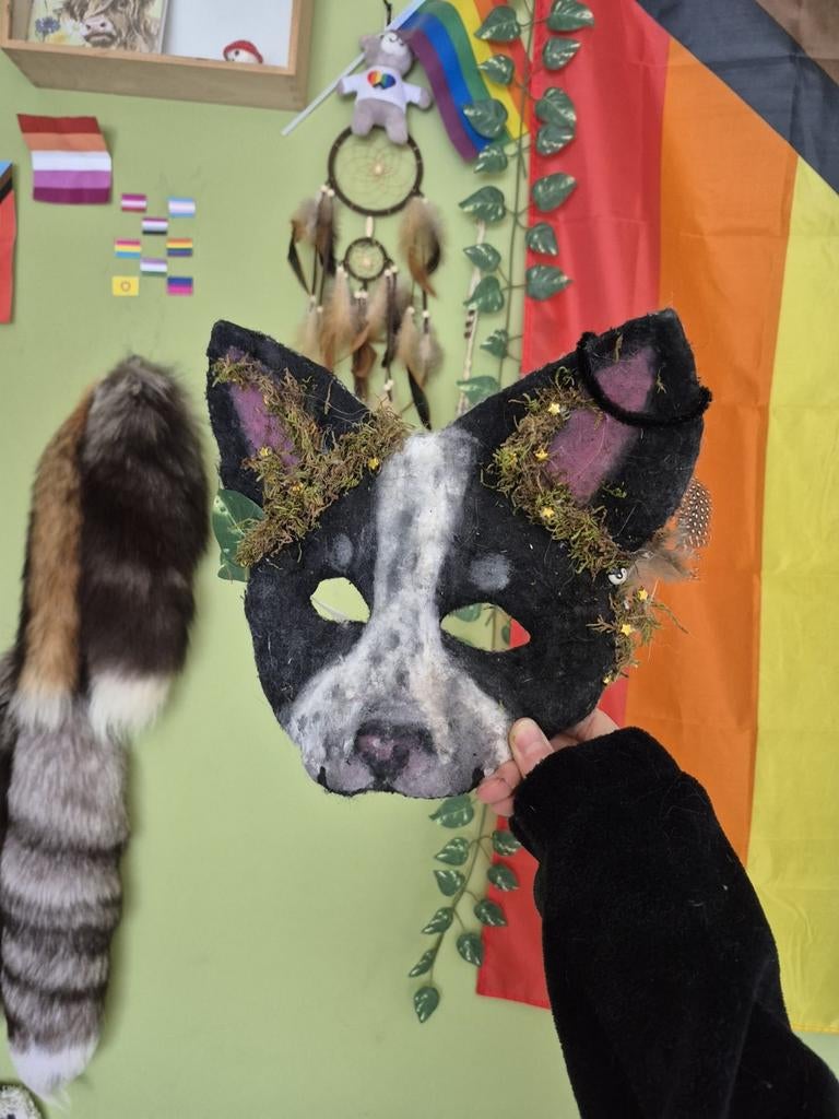 Border collie therian mask, Ophalen of Verzenden