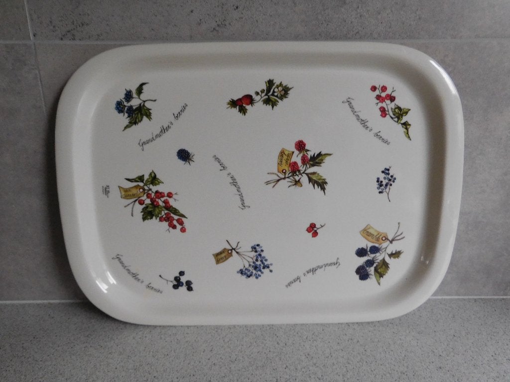 Dienblad 30x42 Grandmother Berries JET by ter Steege, Ophalen of Verzenden, Zo goed als nieuw, Rechthoekig, Kunststof