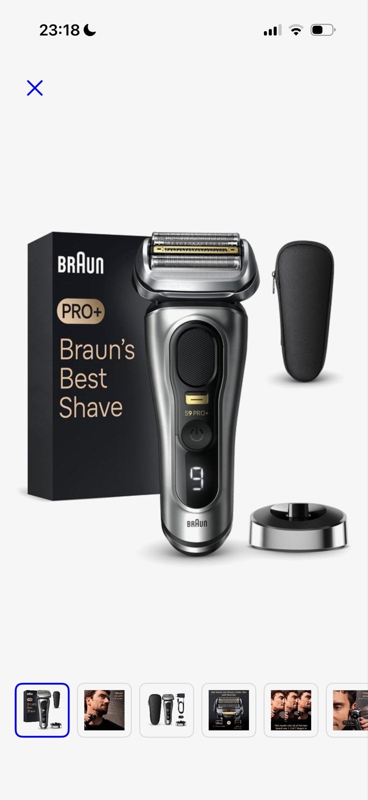 Braun Series 9 Pro+ 9517s - Elektrisch Scheerapparaat, Verzenden, Zo goed als nieuw, Scheren en Epileren